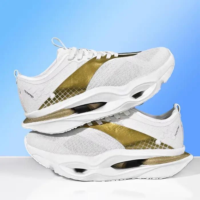 Chaussures de course pour hommes avec plaque en carbone et coussin d'air, respirantes, légères, conf