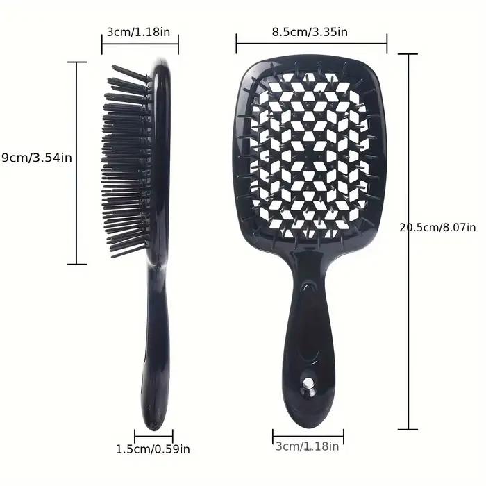 WANMEI coussin d'air peigne plastique Massage antistatique sec humide cheveux bouclés creux brosses