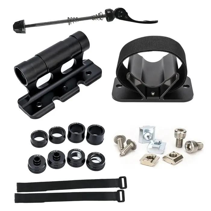 Support de transport de vélo en alliage d'aluminium pour roue arrière fixe et montage rapide pour véhicules occassions diverses