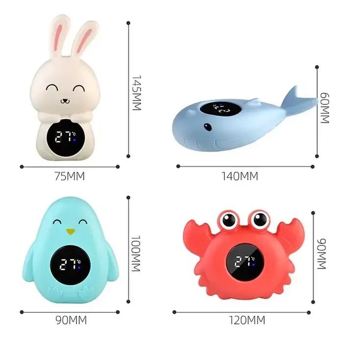 Compteur de température de bain pour bébé, eau numérique flottante, affichage LED, testeur de tempér