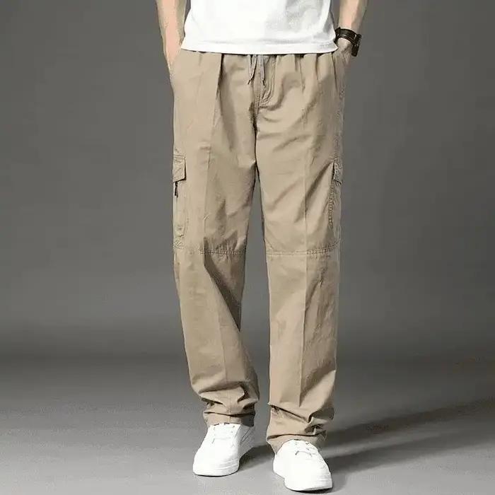 Pantalon de travail américain haut de gamme pour homme – Tendance estivale décontractée, polyvalent,