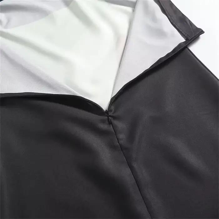 Robe longue imprimée, Sexy, sans bretelles, dos nu, mode femme, sans manches, épaules dénudées, Robe