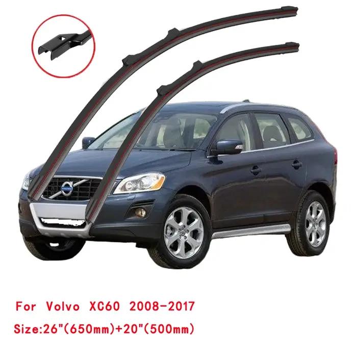 Essuie-glace en caoutchouc double pour Volvo XC60 SUV MK1 156 B4 B5, Dieux T5 T6 T8, Probablement 20