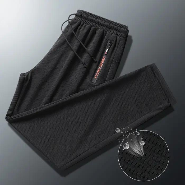 Pantalon de survêtement respirant pour hommes, grande taille 9xl 8xl 7xl, Cool, séchage rapide, en s