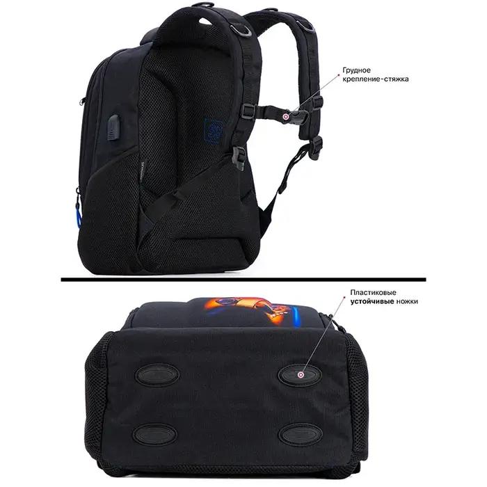 Marque Skyname sac d'école orthopédique pour garçons sacs à dos de bande dessinée 3D étudiants USB c