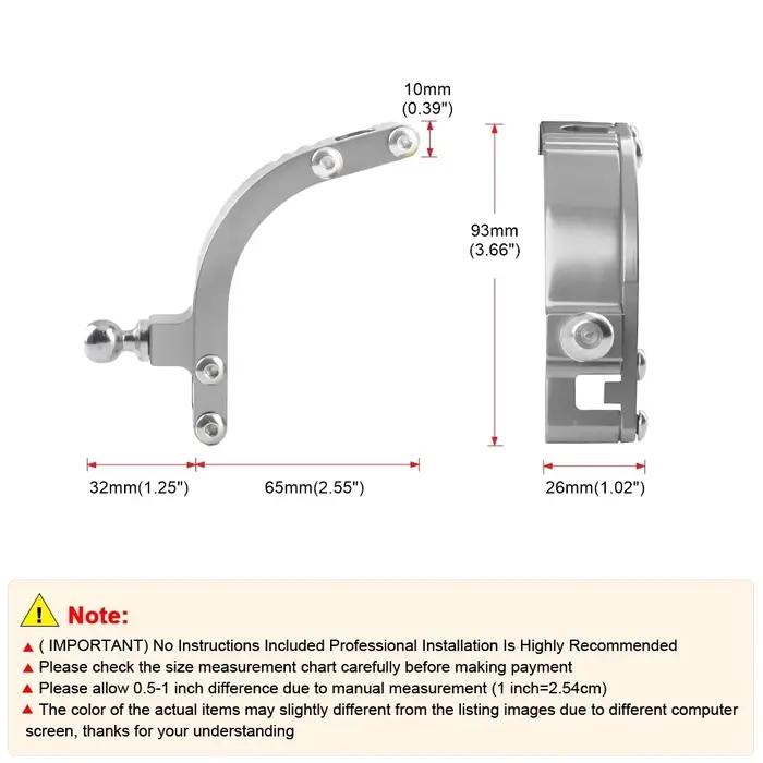 Kit d'adaptateur de levier de vitesse court en alliage d'aluminium, pour Honda Civic 2002 2003 2004