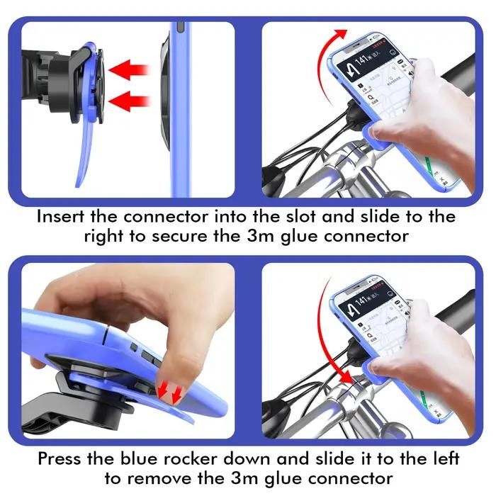 Support de téléphone pour vélo et moto fixe sur guidon pour randonnées et courses cyclistes occasions spéciales