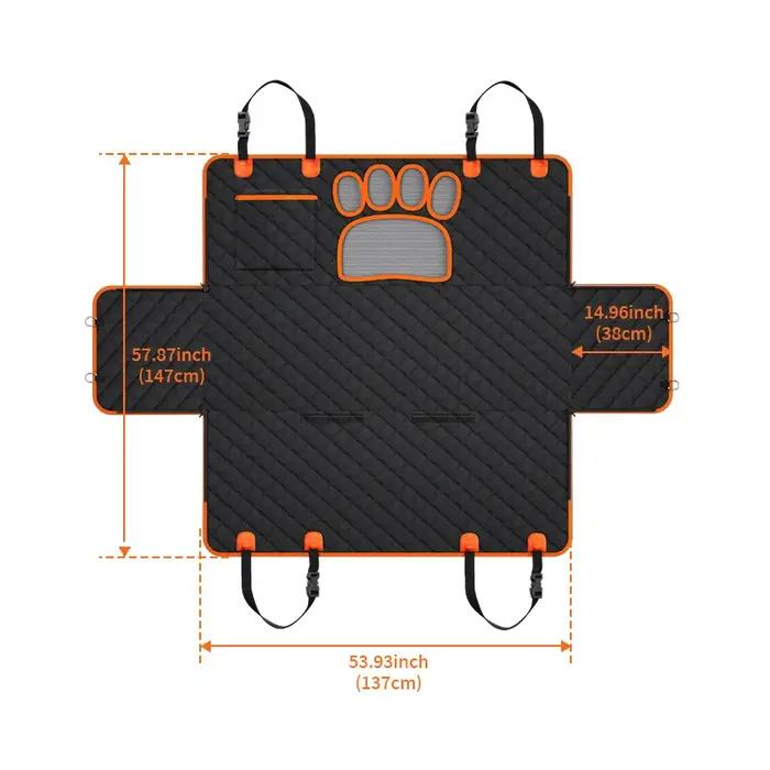 Housse de siège auto pour animaux de compagnie adaptable aux sièges arrière et coffre pour chiens chats et autres animaux de compagnie voyage usage quotidien et cadeau idéal