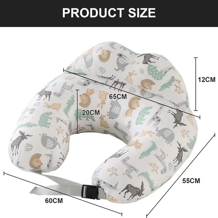 Oreiller d'allaitement premium multifonctionnel, oreillers d'allaitement pour bébé, amovibles et lav