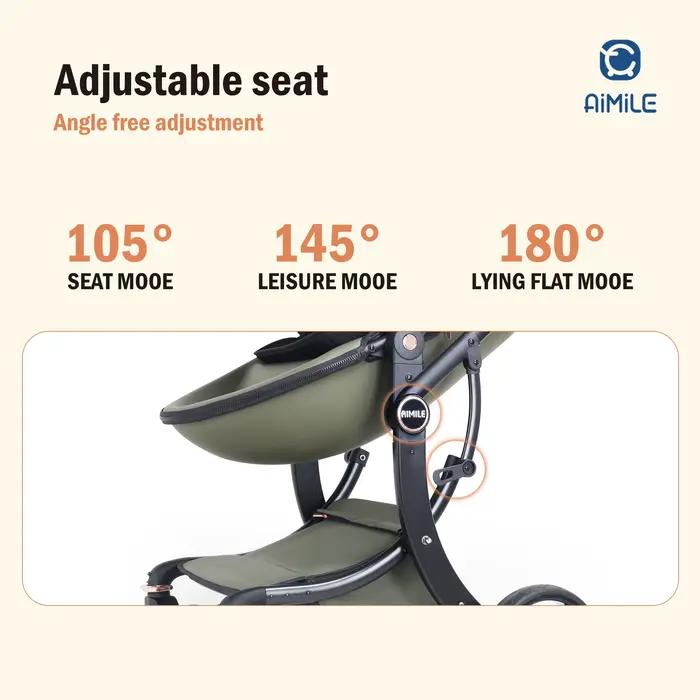 Haute qualité 3 en 1 bébé poussette de luxe multifonctionnel bébé landau bébé poussettes
