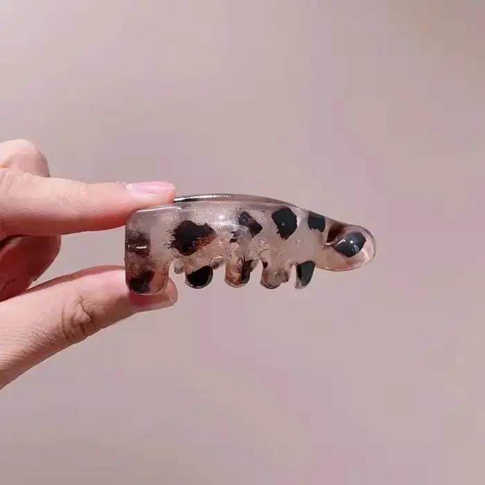 1 pièce/4 pièces Épingle à cheveux banane antidérapante simple pour femme – Ronde, adaptée à fixer q
