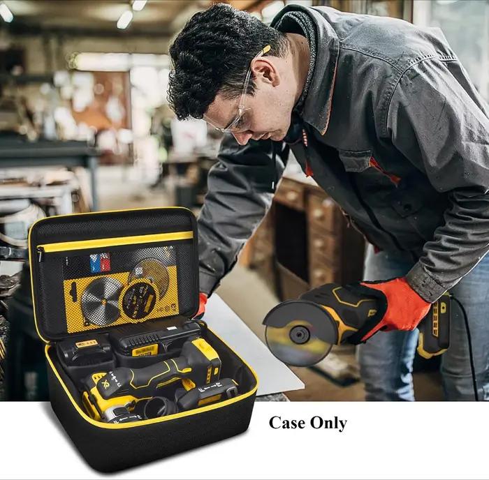 Sac compatible avec DEWALT 20V MAX Cut Off Tool 3 en 1 sans balais (DCS438B), mallette de rangement,