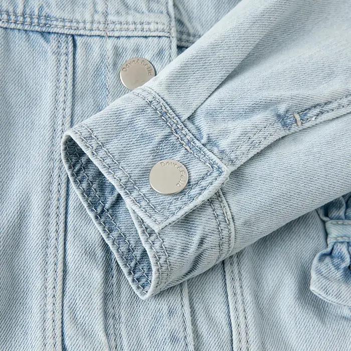MACBaby-Veste de printemps à manches longues en coton doux pour filles, haut pour enfants, vêtements