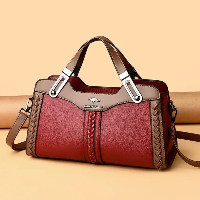 Sac messager en cuir PU de qualité supérieure pour femme, sac à main de luxe de créateur, sacs à ban