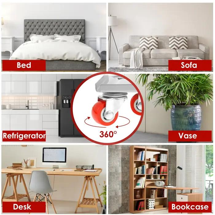 Lève-meubles robuste 600KG, curseur de Transport, rouleau de meubles, Dolly, outils de déplacement d