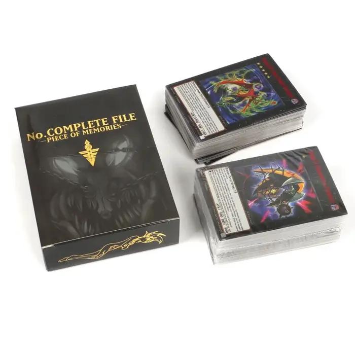 66-148 pièces cartes Yugioh avec boîte en fer blanc Yu Gi Oh carte anglais holographique lettre doré
