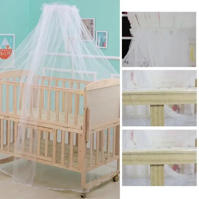Moustiquaire de lit bébé en maille dôme suspendue anti-moustiques pour nouveau-nés et nourrissons décoration de lit été chambre enfant protection nocturne