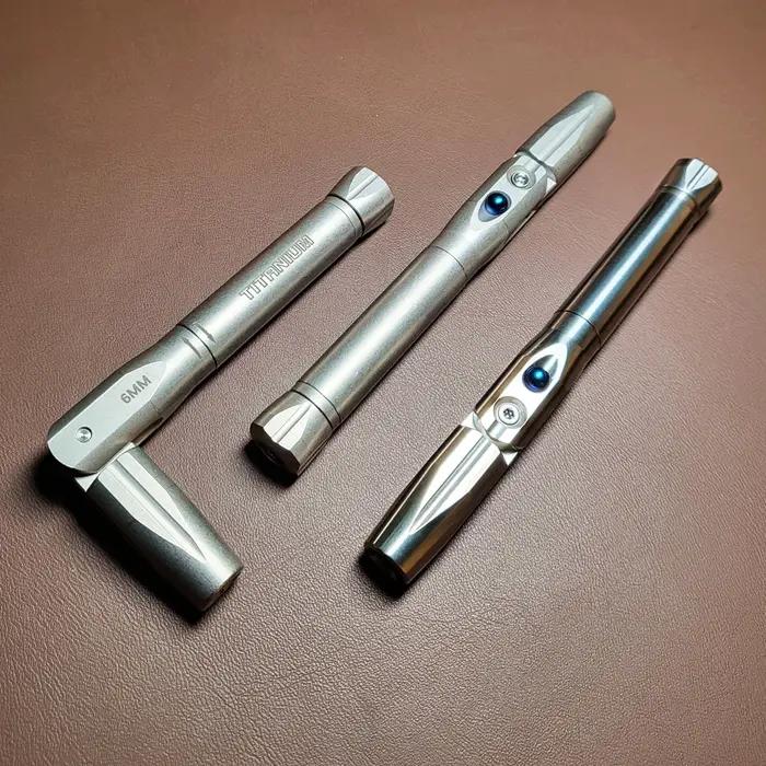 EDC – tournevis en alliage de titane, Gadget Portable, équipement d'équitation à embout croisé, Camp