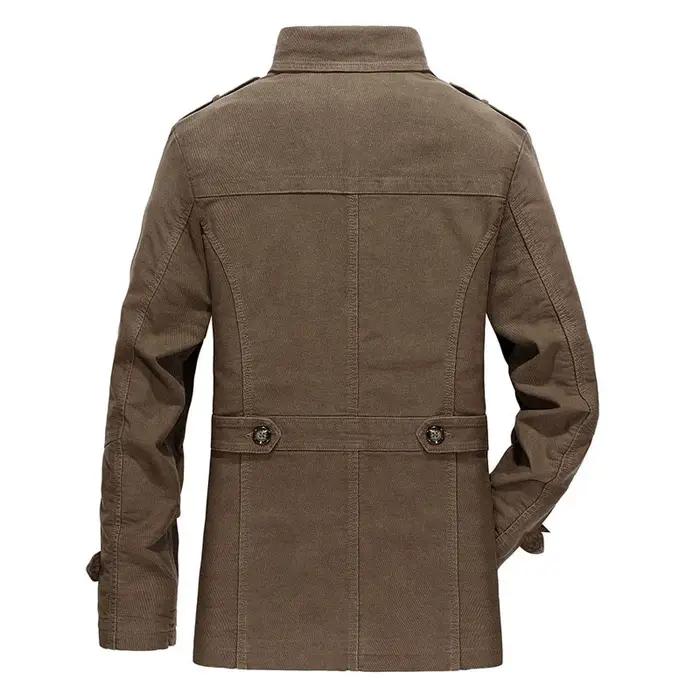 Haute qualité hommes Trench Coat mode solide pur coton mince décontracté hommes vêtements homme coup