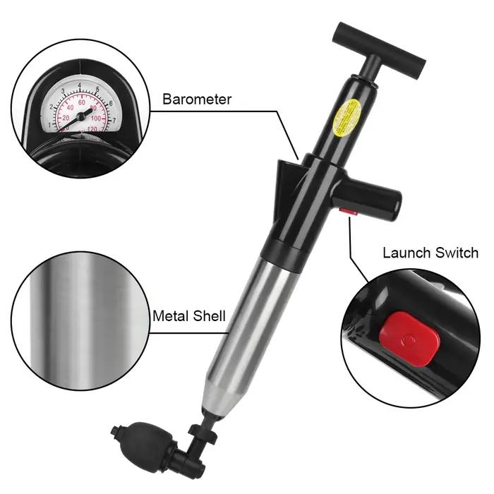 Piston de vidange haute pression pour toilettes, dissolvant de bouchons de dragage, déboucheur de tu