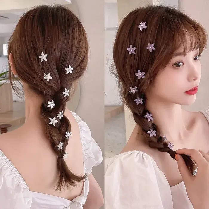 Épingles à cheveux princesse pour filles, 10 pièces, nouvelle fleur, jolie boucle, couvre-chef pour