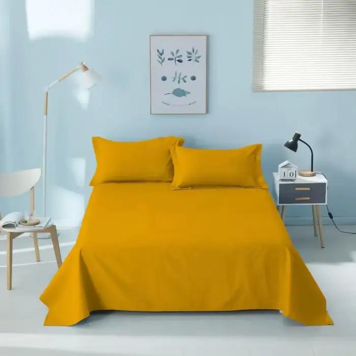 Housses de matelas en tissu doux et hypoallergénique pour chambres à coucher et chambres d'hôtes, taille 210 x 230 cm, facile d'entretien et amélioration de la qualité de sommeil