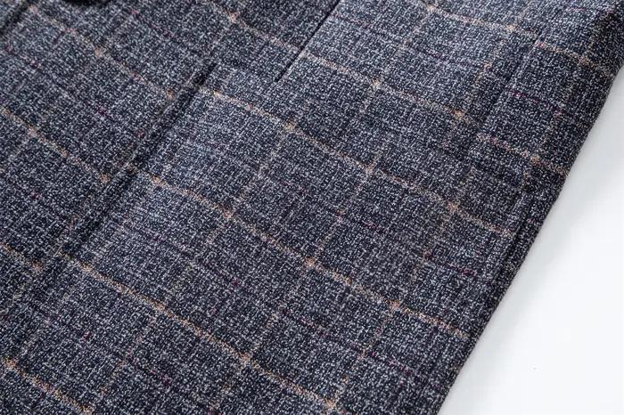 Costume rayé costume à carreaux pour hommes veste pour hommes costume d'affaires décontracté pour ho