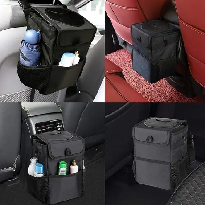 Poubelle étanche pour voiture, organisateur d'accessoires de voiture, benne à ordures pour voitures,