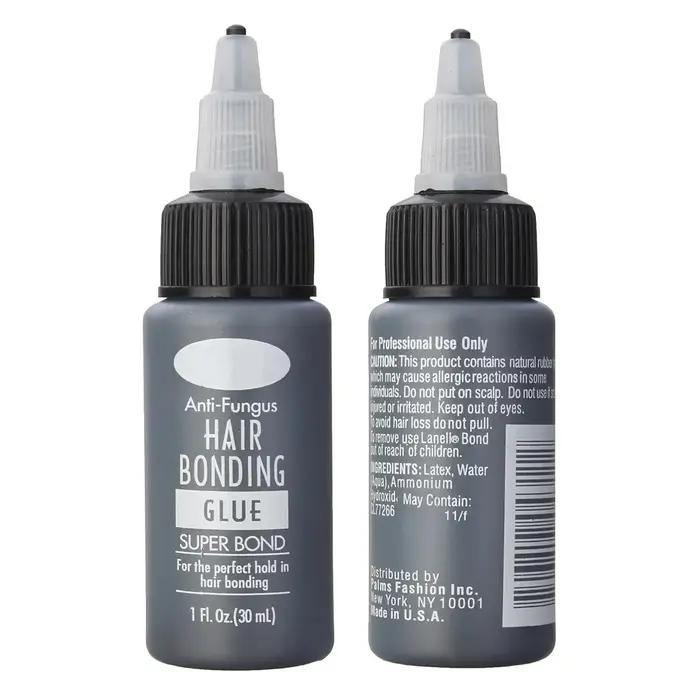 Colle de liaison pour cheveux noirs Lanell, vente en gros, anti-champignon