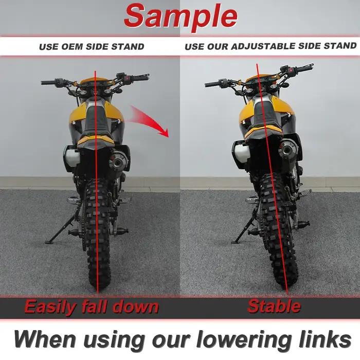 Béquille latérale réglable pour moto compatible avec Honda CRF250L CRF 250 L 2012 – 2020 CRF300L 202