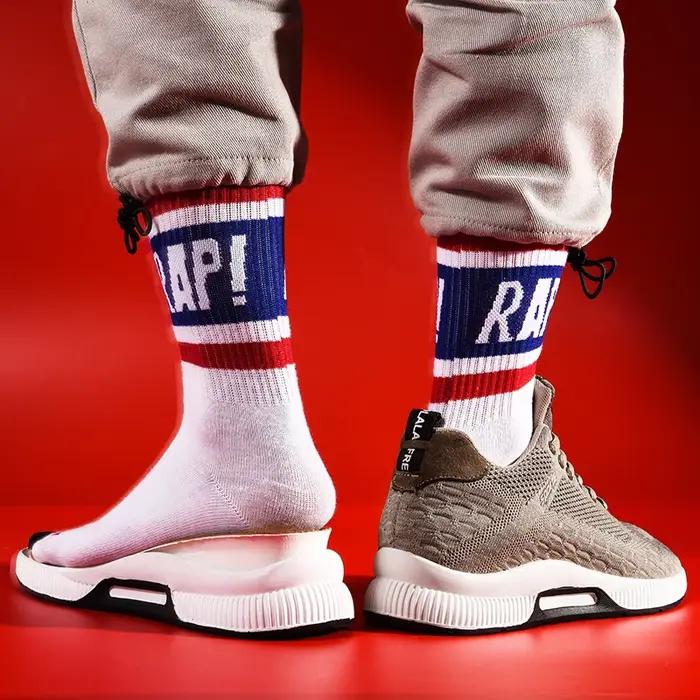 Chaussures de sport respirantes à talon compensé invisible pour hommes, hauteur accrue de 6-8 cm