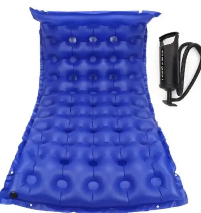 Matelas à air anti-escarres sans électricité, coussin de lit gonflable pour utilisateurs uniques, fo