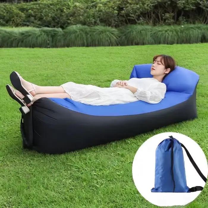 Canapé-lit gonflable rapide, produits d'extérieur, tendance 2024, sac de couchage de bonne qualité,