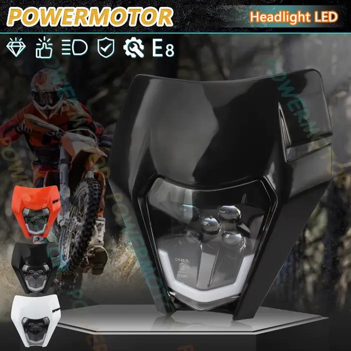 Phare de moto à LED pour KTM EXC XC SX MX XC 125 250 300 450 Supermoto Dirt Bike Motocross Phares Pl