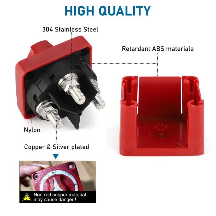 Coupeur de commutateur de masse de batterie 2 3 4 positions, simple et double pour panneau de comman