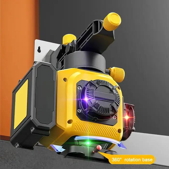 Professional 16 Lines 4D Laser Level Automatic 360° Horizontal & Vertical Powerful Lines Laser Level
