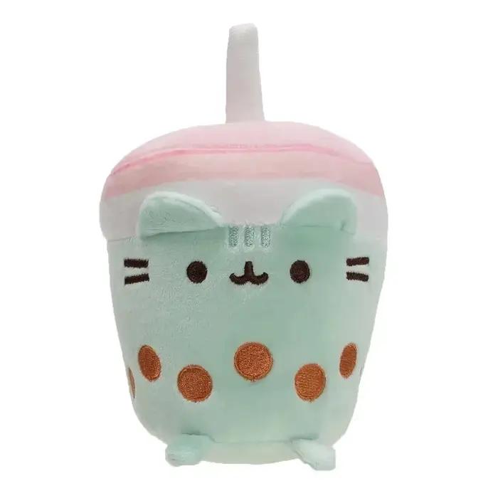 Peluche de chat simulé, jouet en peluche, chat d'anime, décoration douce pour la maison, décoration
