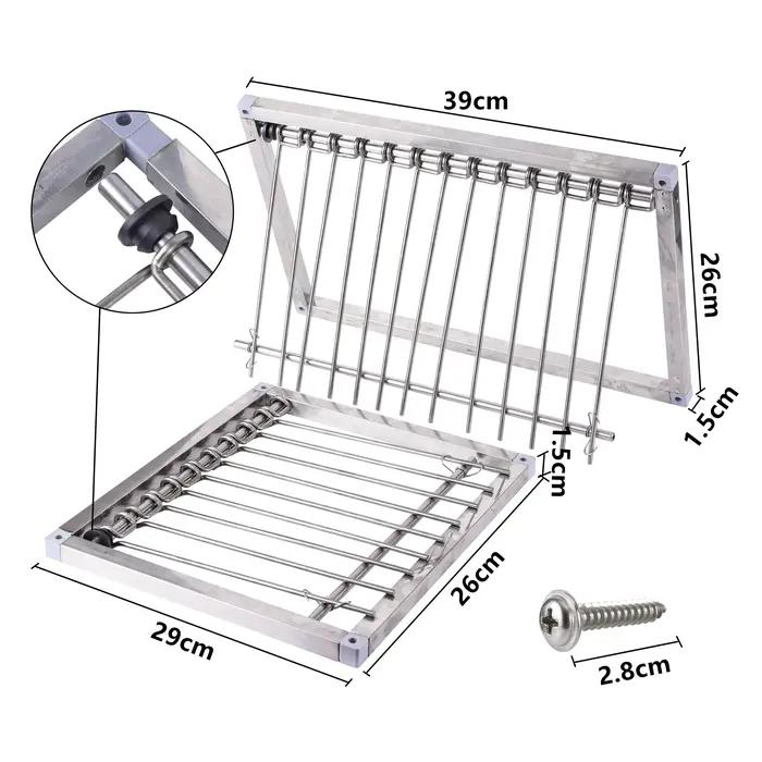 Piège à queue d'aronde en acier inoxydable, 1 pièce, porte de Pigeon, cadre métallique, fournitures
