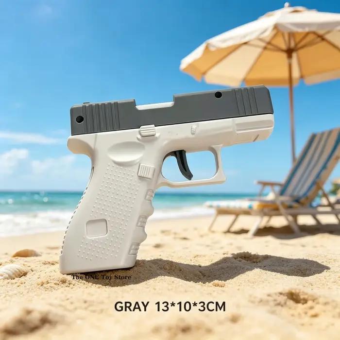 Pistolet à eau haute pression entièrement automatique pour enfants jeux d'été tir à l'eau plage activités de plein air jouets d'extérieur sans électricité