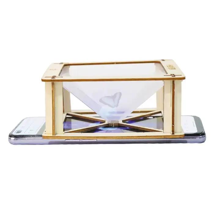 Kit de modèle de Projection holographique 3D DIY, jouet de construction scientifique et éducatif pou