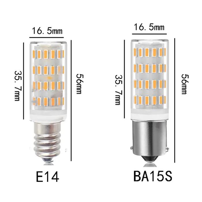 5 pièces 12v 24V lampe LED variable g4 G9 E14 BA15S ampoule LED blanc chaud froid pour lustre en cri