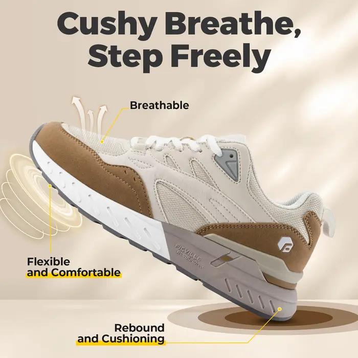 Fittington chaussures de marche Extra larges femmes chaussures respirantes large largeur baskets d'e