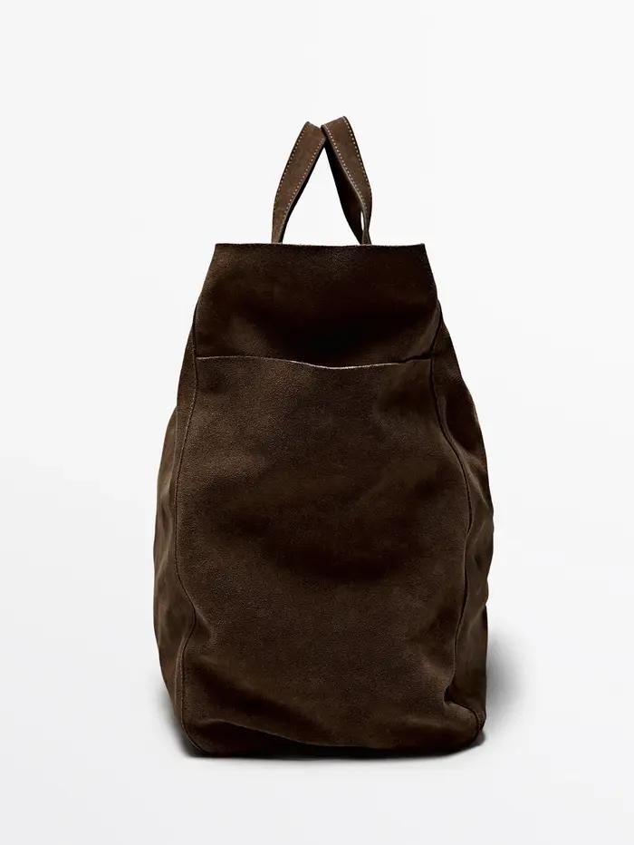 Grand sac à main en daim pour femme, sac à main, sac à bandoulière souple de grande capacité, sac fo