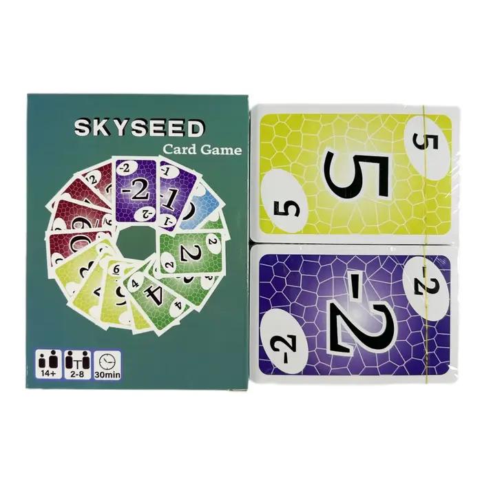 Skyseed jeu de cartes 150 cartes à jouer jeu de société pont Exploration amusante édition d'action c