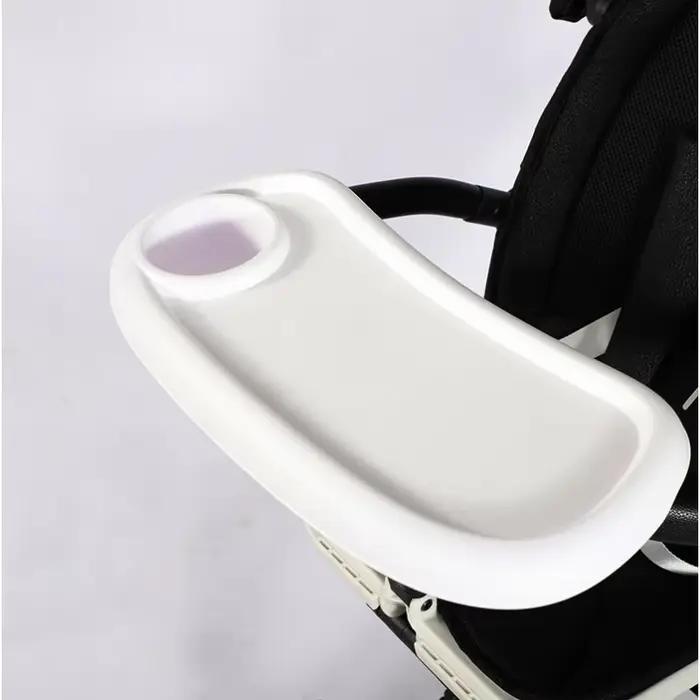 Plateau table poussette bébé - Accessoire repas assiette repose-main porte-bouteille