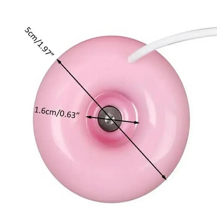 Mini humidificateur à ions négatifs Donut, purificateur d'air rond USB pour la maison, le bureau, di