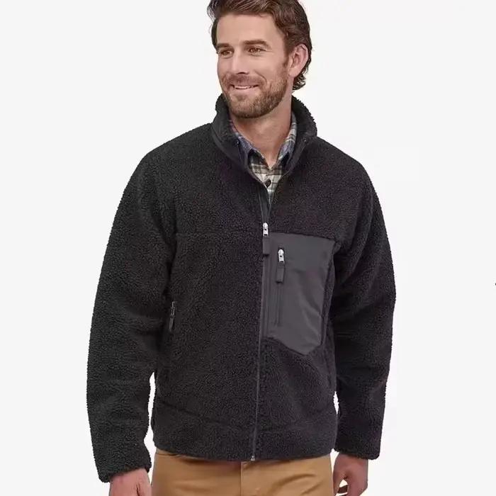 Veste coupe-vent d'extérieur pour homme, pull d'hiver en cachemire, doudoune chaude et confortable,