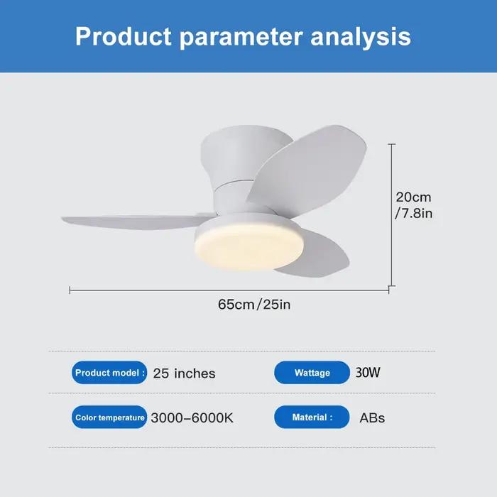 Lampes de ventilateur nordiques, chambres à coucher, salles d'étude, salles à manger, lampes de vent