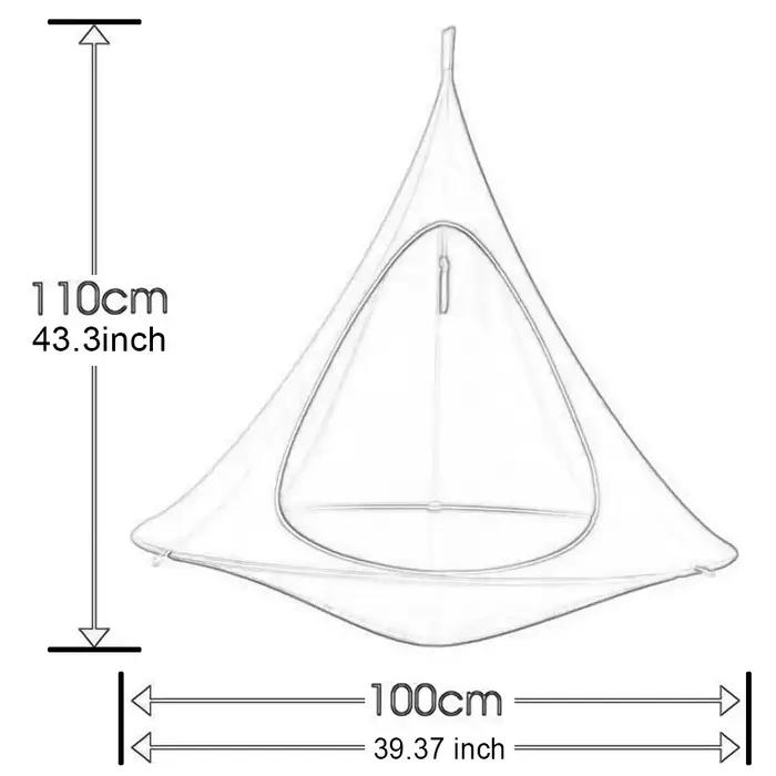 Hamac de voyage, canapé-balançoire, étanche, pour extérieur, camping, jardin, terrasse, décoration