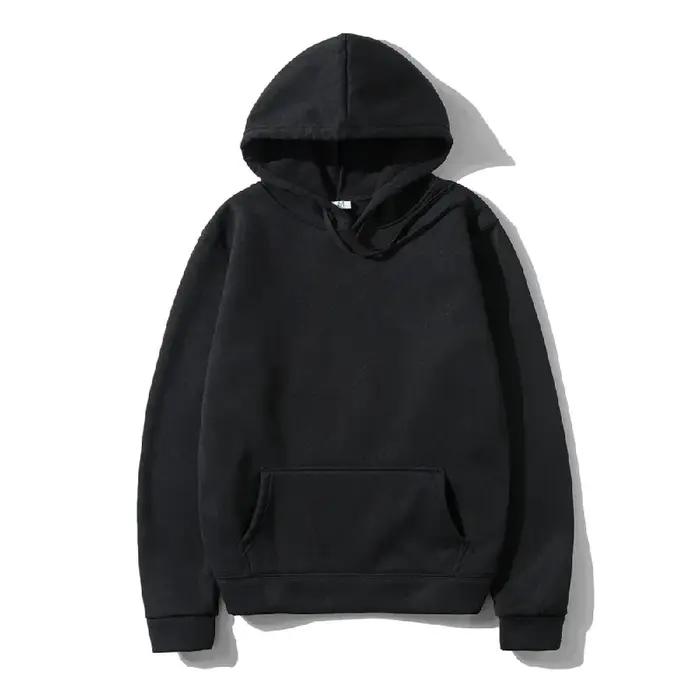 Sweats à capuche monochromes pour hommes et femmes avec poche pour documents, pulls de sport, fitnes